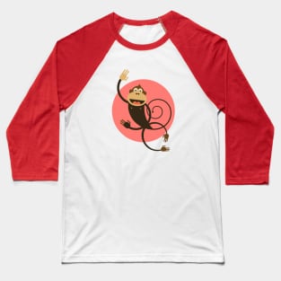 Animals in the nursery - monkey Baseball T-Shirt